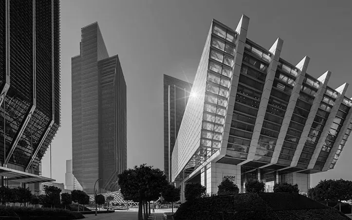 The ADGM building on Al Maryah Island, Abu Dhabi