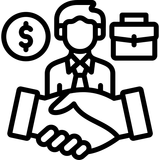 Brokerage icon representing broker-dealer services