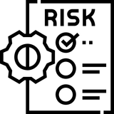 Legal document icon representing technology risk framework