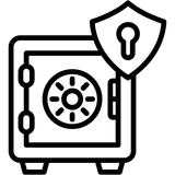 Safe-box icon representing custody services