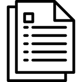 Document icon representing governance documentation