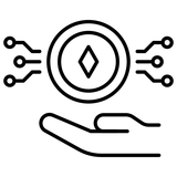 Tokenization icon representing issuance