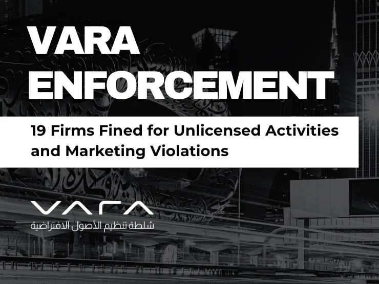 VARA Fines 19 Crypto Firms